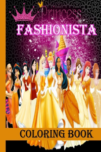 Princess Fashionista Coloring Book