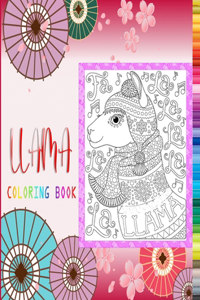 llama coloring book