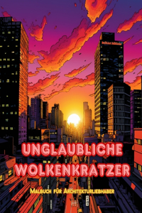 Unglaubliche Wolkenkratzer - Malbuch für Architekturliebhaber - Wolkenkratzer-Dschungel zum Ausmalen