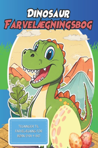 Dinosaur Farvelægningsbog