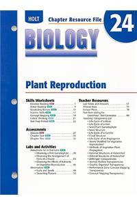 Holt Biology Chapter 24 Resource File: Plant Reproduction