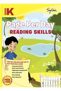 Kindergarten Page Per Day: Reading Skills