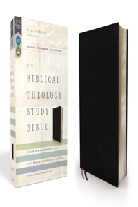 NIV, Biblical Theology Study Bible, Bonded Leather, Black, Comfort Print