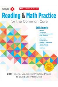 Reading and Math Practice, Grade 1