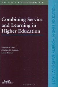 Combining Service and Learning in Higher Education