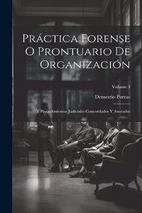 Práctica Forense O Prontuario De Organización