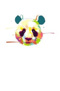 Colorful Panda Notebook
