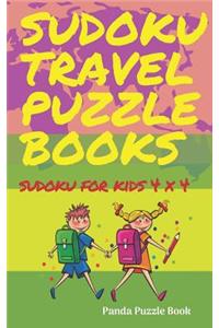 Sudoku Travel Puzzle Books - Sudoku For Kids 4x4