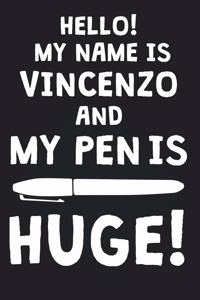 Hello! My Name Is VINCENZO And My Pen Is Huge!