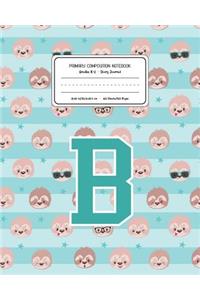 Primary Composition Notebook Grades K-2 Story Journal B