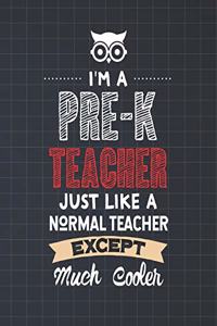 I'm A Pre-K Teacher Just Like A Normal Teacher Except Much Cooler
