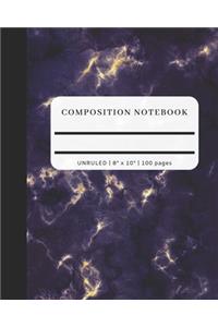 Composition Notebook - Unruled, 8