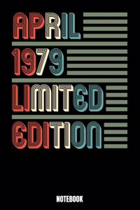 April 1979 Limited Edition Notebook