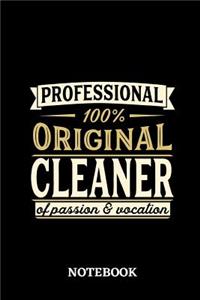 Professional Original Cleaner Notebook of Passion and Vocation
