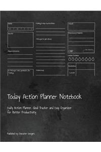 Today Action Planner Notebook