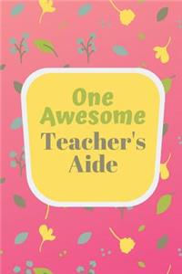One Awesome Teacher's Aide