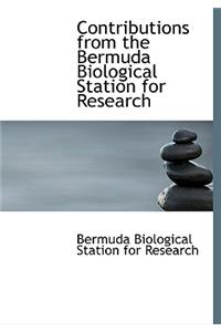 Contributions from the Bermuda Biological Station for Research