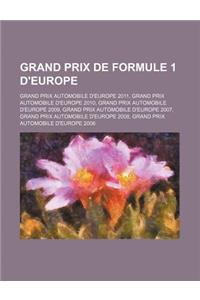 Grand Prix de Formule 1 D'Europe