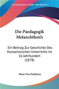 Paedagogik Melanchthon's