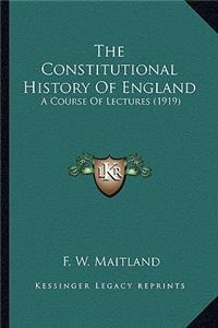 Constitutional History Of England