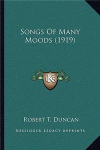 Songs Of Many Moods (1919)