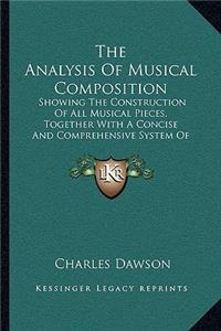 Analysis of Musical Composition