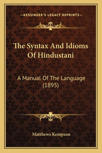 Syntax And Idioms Of Hindustani