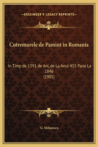 Cutremurele de Pamint in Romania