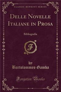Delle Novelle Italiane in Prosa