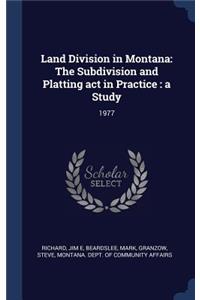 Land Division in Montana