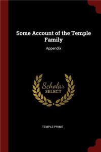 Some Account of the Temple Family