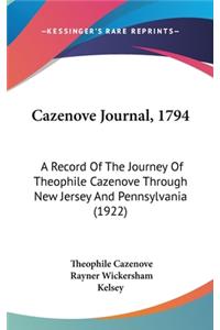 Cazenove Journal, 1794