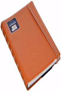 FILOFAX REFILLABLE A5 NOTEBOOK ORANGE