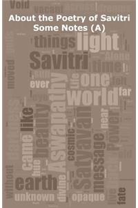 About the Poetry of Savitri