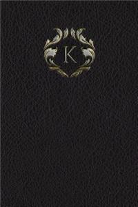 Monogram K Any Day Planner Notebook