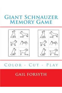 Giant Schnauzer Memory Game