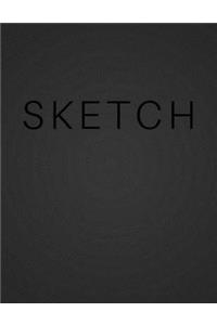 Sketch - Art Sketch Book / Black Notebook