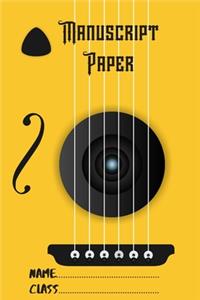 Standard Wirebound Manuscript Paper Yellow cover