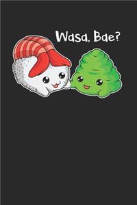 Wasa Bae Notebook - Kawaii Sushi Journal Planner Manga Fans