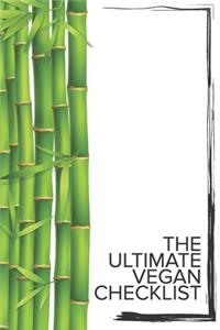 The Ultimate Vegan Checklist