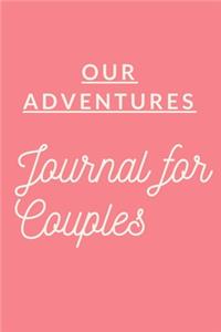 Our Adventures Journal for Couples