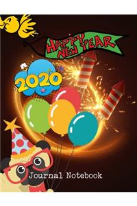 Happy New Year 2020 Journal Notebook