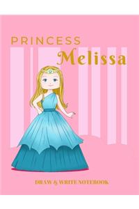 Princess Melissa Draw & Write Notebook