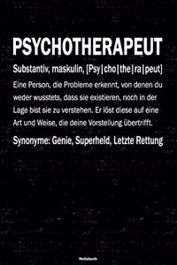 Psychotherapeut Notizbuch