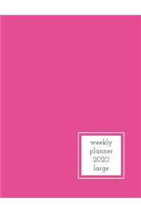 Weekly Planner 2020 Large