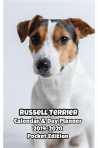 Russell Terrier Calendar & Day Planner 2019-2020 Pocket Edition