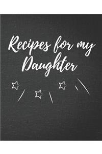 Recipes for my Daughter