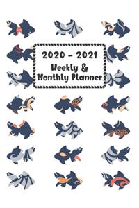 2020 - 2021 Weekly & Monthly Planner