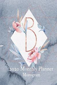 2020 Monthly Planner Monogram