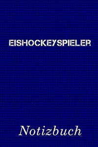 Eishockeyspieler Notizbuch